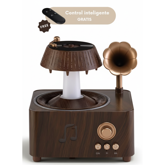 VintageGlow - Humidificador Vintage de Lluvia