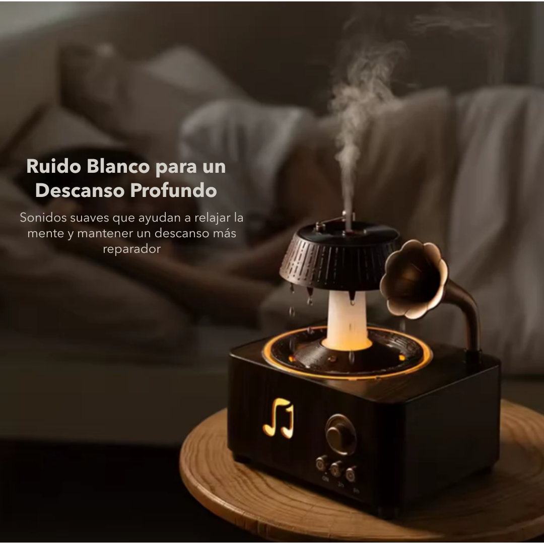 VintageGlow - Humidificador Vintage de Lluvia